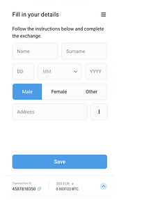 Checkout Personal Information
