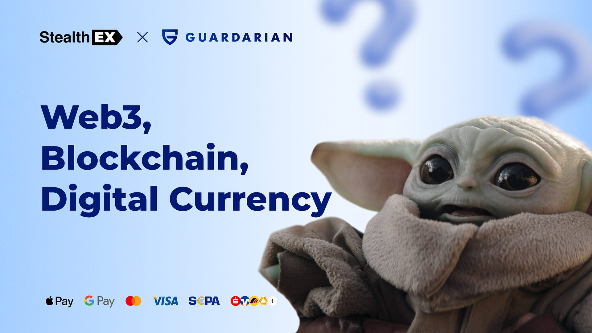 Web3, Blockchain, Digital Currency. Guardarian on StealthEX