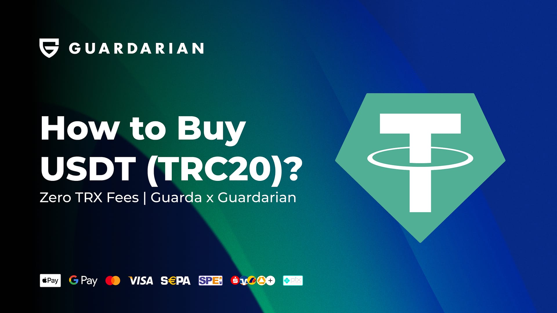 How to Buy USDT (TRC20)? Guarda x Guardarian
