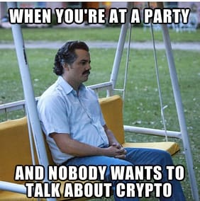 When you're at a party and nobody wants to talk about crypto - top 5 meme coins